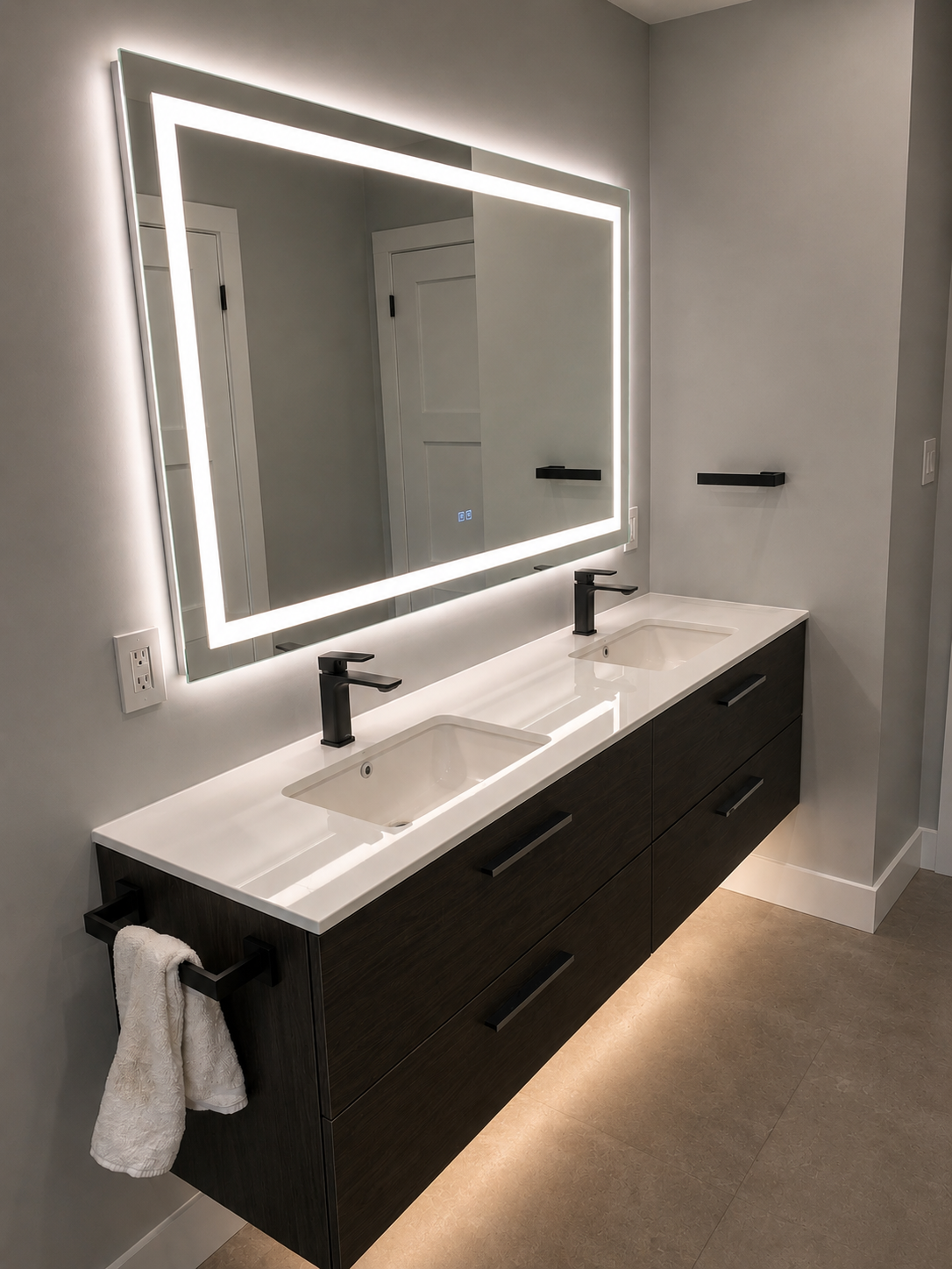 En suite and main bathroom after 2